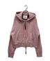 Vivienne Westwood RED LABEL（ヴィヴィアンウエストウッドレッドレーベル）の古着「オーガニックコットン裏毛ジップフーディー」｜ピンク