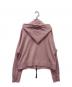 Vivienne Westwood RED LABEL (ヴィヴィアンウエストウッドレッドレーベル) オーガニックコットン裏毛ジップフーディー ピンク サイズ:00：18000円