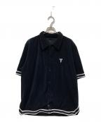 NIKEナイキ）の古着「KB PLEATED S/S TOP」｜ブラック