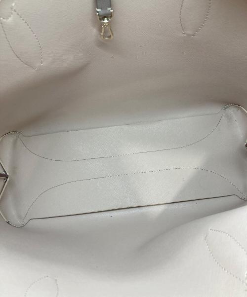 Kate Spade（ケイトスペード）Kate Spade (ケイトスペード) トートバッグ グレー×ワインレッドの古着・服飾アイテム
