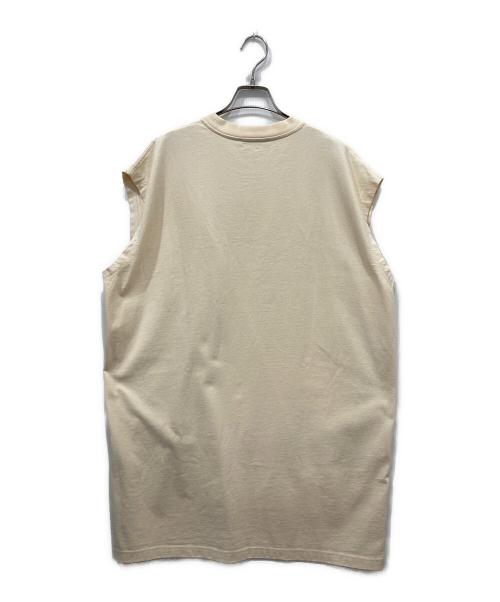 Acne studios（アクネ ストゥディオズ）Acne studios (アクネ ストゥディオズ) ビジューカットソーワンピース ベージュ サイズ:XSの古着・服飾アイテム