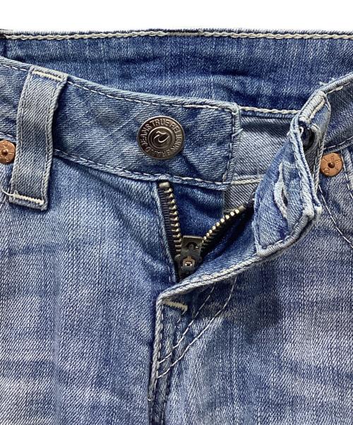 TRUE RELIGION（トゥルー レリジョン）TRUE RELIGION (トゥルー レリジョン) デニムハーフパンツ インディゴ サイズ:W25の古着・服飾アイテム