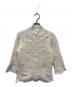 PEPLUM by YOSHIKI HISHINUMA (ペプラム バイ ヨシキヒシヌマ) バックボタンシワ加工ブラウス ホワイト サイズ:2：9000円