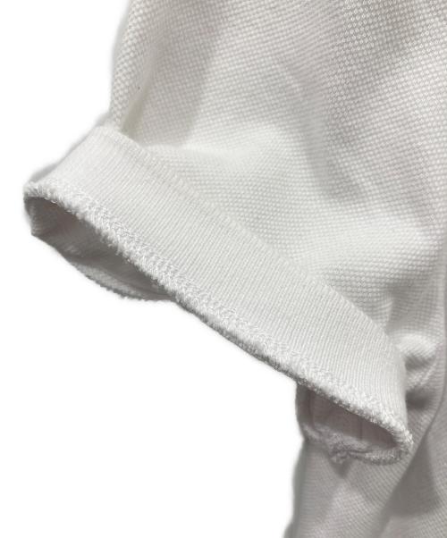 maison kitsune（メゾンキツネ）maison kitsune (アシッドメゾンキツネ) フォックスヘッド パッチ レギュラー ポロ ホワイト サイズ:XSの古着・服飾アイテム