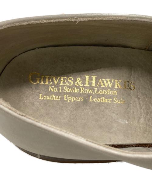 Gieves & Hawkes（ギーブス＆ホークス）Gieves & Hawkes (ギーブス＆ホークス) レザーシューズ ホワイト サイズ:7 1/2の古着・服飾アイテム