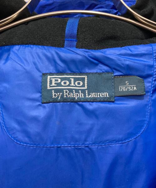 POLO RALPH LAUREN（ポロ・ラルフローレン）POLO RALPH LAUREN (ポロ・ラルフローレン) ビッグポニー刺繍ダウンベスト ブルー サイズ:Sの古着・服飾アイテム