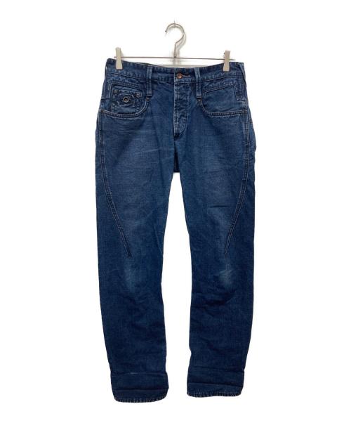 Denham（デンハム）Denham (デンハム) CROSSBACKデニムパンツ インディゴ サイズ:Lの古着・服飾アイテム