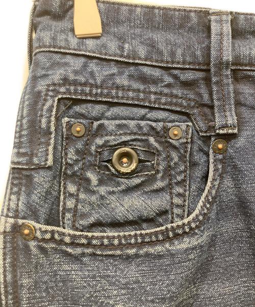Denham（デンハム）Denham (デンハム) CROSSBACKデニムパンツ インディゴ サイズ:Lの古着・服飾アイテム