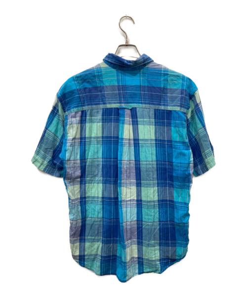 Eddie Bauer（エディーバウアー）Eddie Bauer (エディーバウアー) 半袖シャツ ブルー サイズ:Lの古着・服飾アイテム