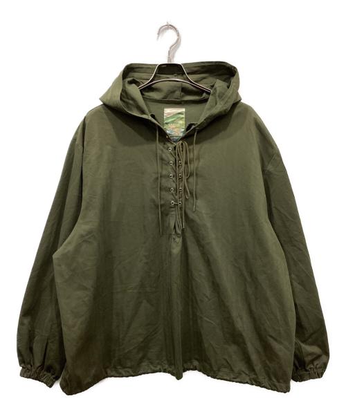Ballsy.Brothers（ボールジーブラザーズ）Ballsy.Brothers (ボールジーブラザーズ) ミリタリーパーカー カーキ サイズ:Lの古着・服飾アイテム