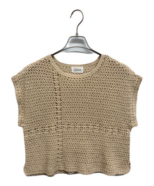 ADAWAS（アダワス）ADAWAS (アダワス) ADAWAS ノースリーブニット アイボリー サイズ:Freeの古着・服飾アイテム