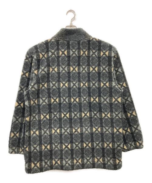 THE NORTH FACE（ザ ノース フェイス）THE NORTH FACE (ザ ノース フェイス) ネイティブ柄ハーフジップフリースジャケット グレー サイズ:Mの古着・服飾アイテム