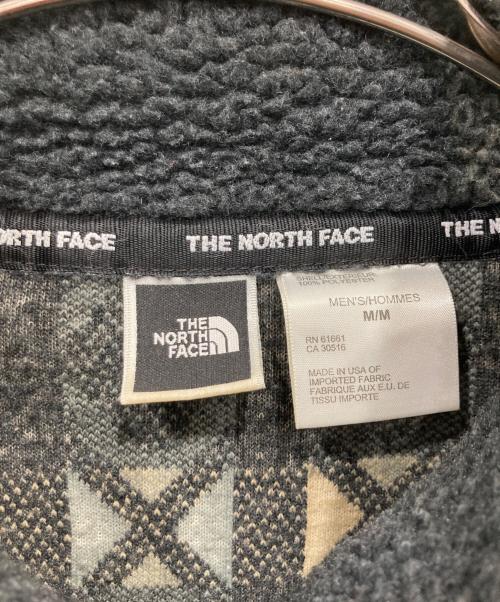 THE NORTH FACE（ザ ノース フェイス）THE NORTH FACE (ザ ノース フェイス) ネイティブ柄ハーフジップフリースジャケット グレー サイズ:Mの古着・服飾アイテム