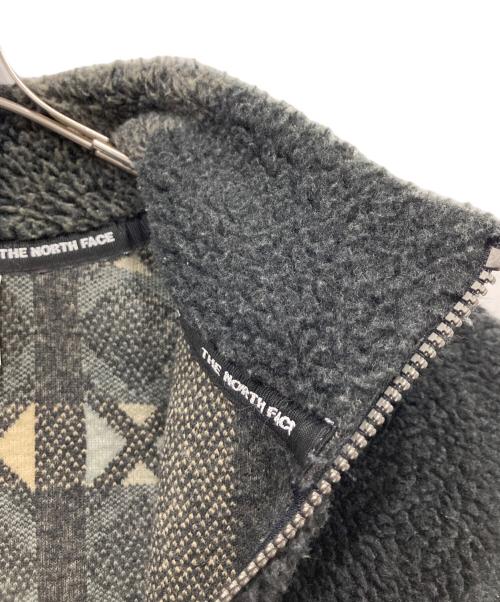 THE NORTH FACE（ザ ノース フェイス）THE NORTH FACE (ザ ノース フェイス) ネイティブ柄ハーフジップフリースジャケット グレー サイズ:Mの古着・服飾アイテム