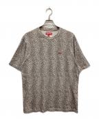 SUPREMEシュプリーム）の古着「25FW Small Box Tee Leopard」｜ブラック×ベージュ