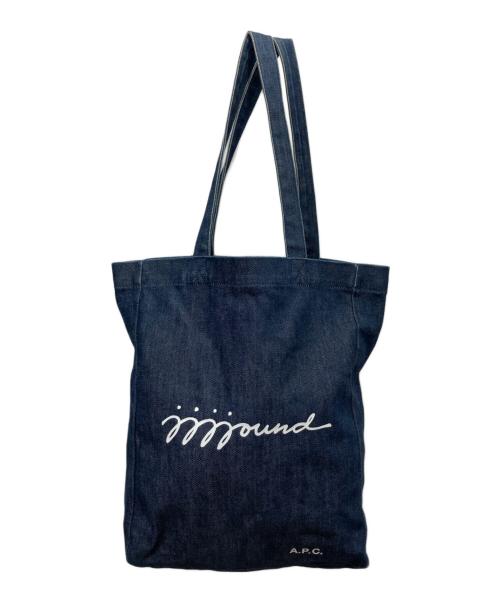 A.P.C.（アーペーセー）A.P.C. (アーペーセー) JJJJound (ジョウンド) デニムトートバッグ インディゴの古着・服飾アイテム