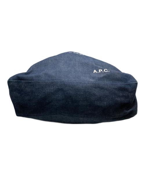 A.P.C.（アーペーセー）A.P.C. (アーペーセー) JJJJound (ジョウンド) デニムトートバッグ インディゴの古着・服飾アイテム