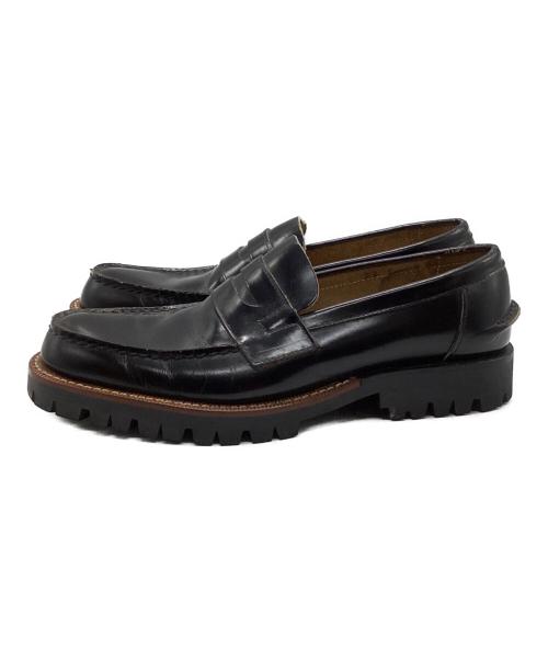 COMME des GARCONS（コムデギャルソン）COMME des GARCONS (コムデギャルソン) 茶芯コインローファー ブラック サイズ:22ｃｍの古着・服飾アイテム
