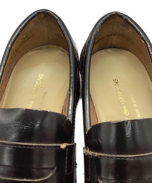 COMME des GARCONS（コムデギャルソン）COMME des GARCONS (コムデギャルソン) 茶芯コインローファー ブラック サイズ:22ｃｍの古着・服飾アイテム