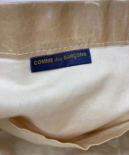 COMME des GARCONS（コムデギャルソン）COMME des GARCONS (コムデギャルソン) PVCトートバッグ ブラウンの古着・服飾アイテム