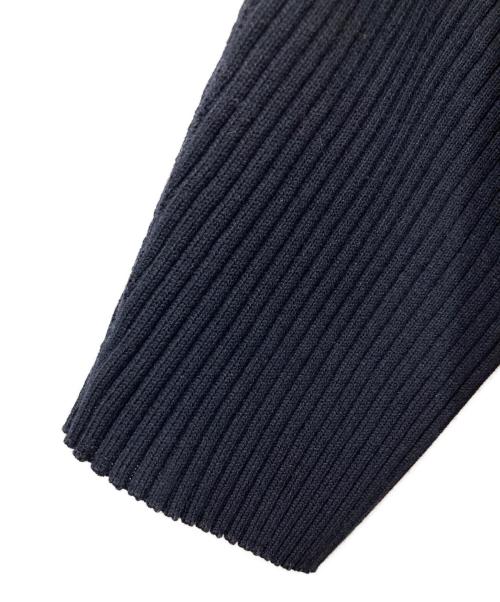 Noble（ノーブル）Noble (ノーブル) ゴールドボタンVネックリブニット ネイビー サイズ:FREEの古着・服飾アイテム