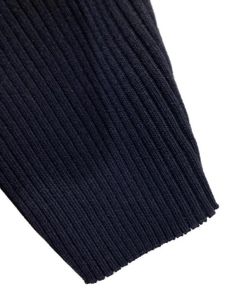 Noble（ノーブル）Noble (ノーブル) ゴールドボタンVネックリブニット ネイビー サイズ:FREEの古着・服飾アイテム
