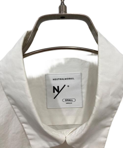 NEUTRALWORKS（ニュートラルワークス）NEUTRALWORKS (ニュートラルワークス) LONG SLEEVE SMART BROAD BOX SHIRT ホワイト サイズ:Sの古着・服飾アイテム