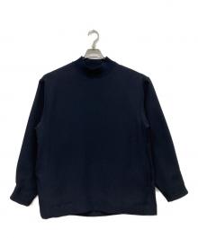 UNITED ARROWS & SONS（ユナイテッドアローズ＆サンズ）の古着「ハイネックカットソー」｜ネイビー