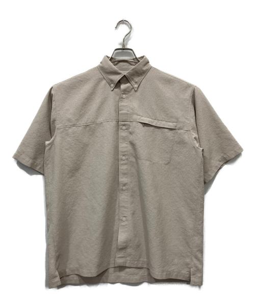 THE NORTH FACE（ザ ノース フェイス）THE NORTH FACE (ザ ノース フェイス) ショートスリーブオーニングシャツ ベージュ サイズ:Sの古着・服飾アイテム