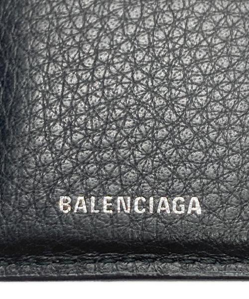 BALENCIAGA（バレンシアガ）BALENCIAGA (バレンシアガ) ペーパーミニウォレット ブラックの古着・服飾アイテム