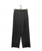MAISON SPECIALメゾンスペシャル）の古着「Toro-washer One Tuck Slacks」｜グレー