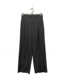 MAISON SPECIAL（メゾンスペシャル）の古着「Toro-washer One Tuck Slacks」｜グレー