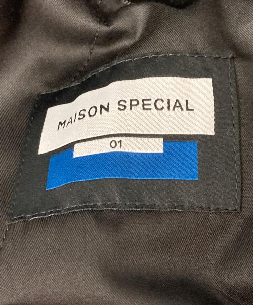 MAISON SPECIAL（メゾンスペシャル）MAISON SPECIAL (メゾンスペシャル) Toro-washer One Tuck Slacks グレー サイズ:01の古着・服飾アイテム