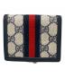 GUCCI (グッチ) マイクロGG2つ折り財布 ネイビー：6000円