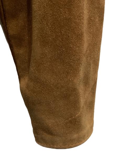 Schott（ショット）Schott (ショット) 襟切替スエードレザージャケット ブラウン サイズ:40の古着・服飾アイテム