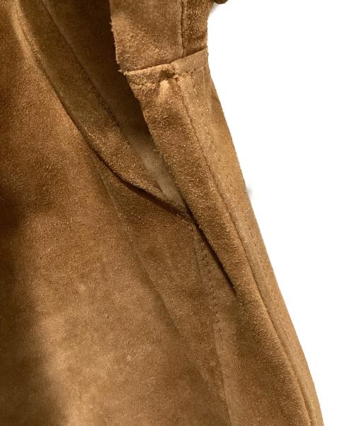 Schott（ショット）Schott (ショット) 襟切替スエードレザージャケット ブラウン サイズ:40の古着・服飾アイテム
