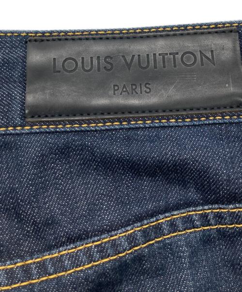 LOUIS VUITTON（ルイ ヴィトン）LOUIS VUITTON (ルイ ヴィトン) モノグラム刺繍デニムパンツ インディゴ サイズ:38の古着・服飾アイテム