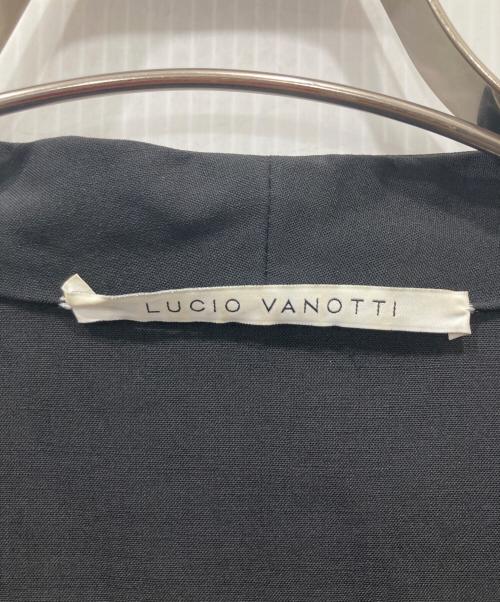 LUCIO VANOTTI（ルーチョ バノッティ）LUCIO VANOTTI (ルーチョ バノッティ) ノーラペルジャケット ブラック サイズ:4の古着・服飾アイテム