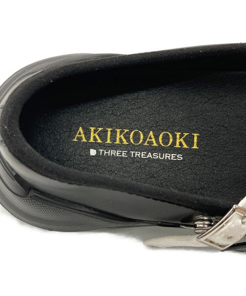 AKIKOAOKI（アキコアオキ）AKIKOAOKI (アキコアオキ) Flora ブラック サイズ:23ｃｍの古着・服飾アイテム