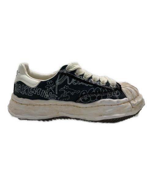 Maison MIHARA YASUHIRO（メゾン ミハラ ヤスヒロ）Maison MIHARA YASUHIRO (メゾン ミハラ ヤスヒロ) blakey graffiti printed Low ブラック サイズ:37の古着・服飾アイテム