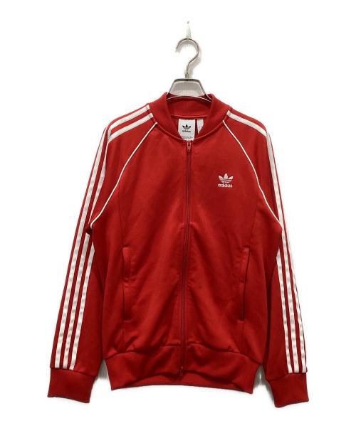 adidas（アディダス）adidas (アディダス) SST TRACK TOP SUPER STAR レッド サイズ:Mの古着・服飾アイテム
