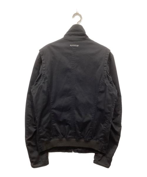 DIESEL（ディーゼル）DIESEL (ディーゼル) ジップジャケット ブラック サイズ:Lの古着・服飾アイテム