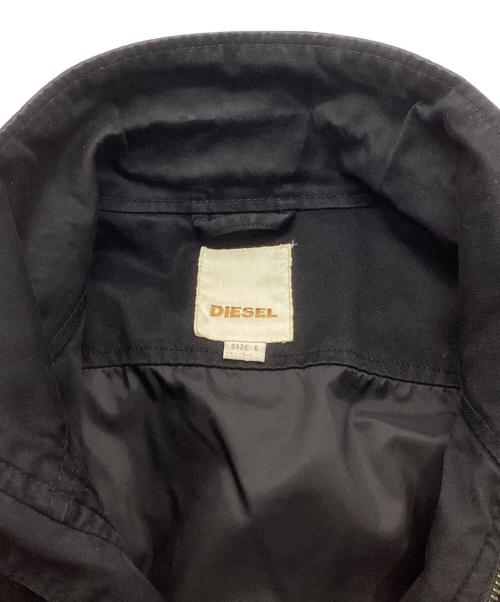 DIESEL（ディーゼル）DIESEL (ディーゼル) ジップジャケット ブラック サイズ:Lの古着・服飾アイテム