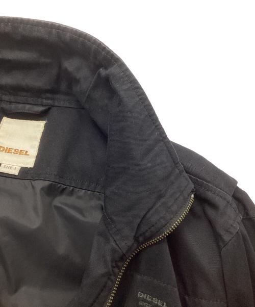 DIESEL（ディーゼル）DIESEL (ディーゼル) ジップジャケット ブラック サイズ:Lの古着・服飾アイテム