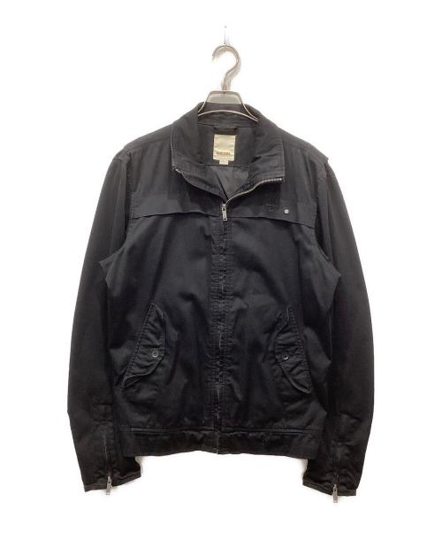 DIESEL（ディーゼル）DIESEL (ディーゼル) ジップジャケット ブラック サイズ:Lの古着・服飾アイテム