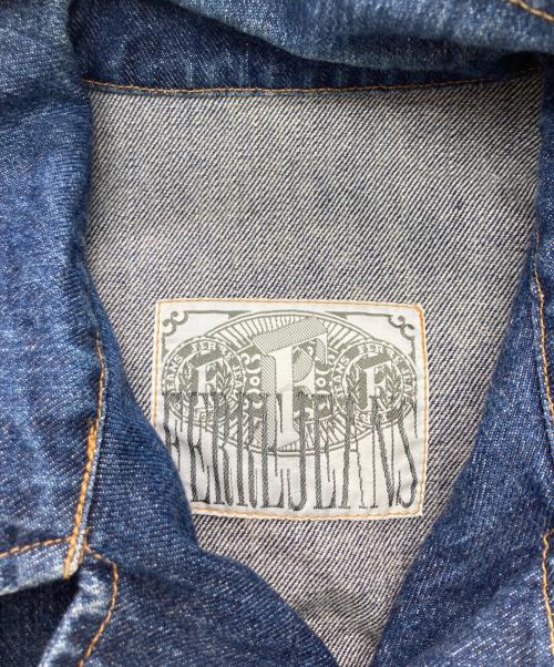 FERRE JEANS（フリージーンズ）FERRE JEANS (フリージーンズ) デニムライダースジャケット インディゴ サイズ:不明の古着・服飾アイテム