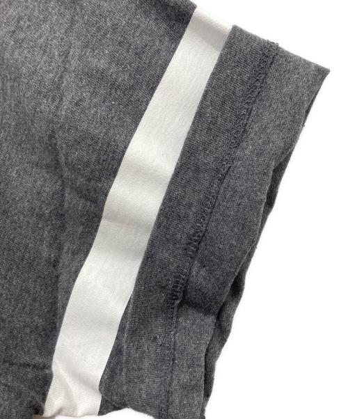 MOMOTARO JEANS（桃太郎ジーンズ）MOMOTARO JEANS (桃太郎ジーンズ) 出陣 GTB マスクマン 桃太郎 Tシャツ グレー サイズ:Lの古着・服飾アイテム