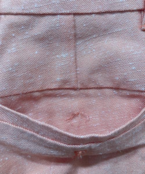 GUCCI（グッチ）GUCCI (グッチ) ロゴラベル ストレッチフレアパンツ ピンク サイズ:38の古着・服飾アイテム
