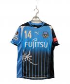 PUMAプーマ）の古着「川崎フロンターレゲームシャツ」｜ブルー