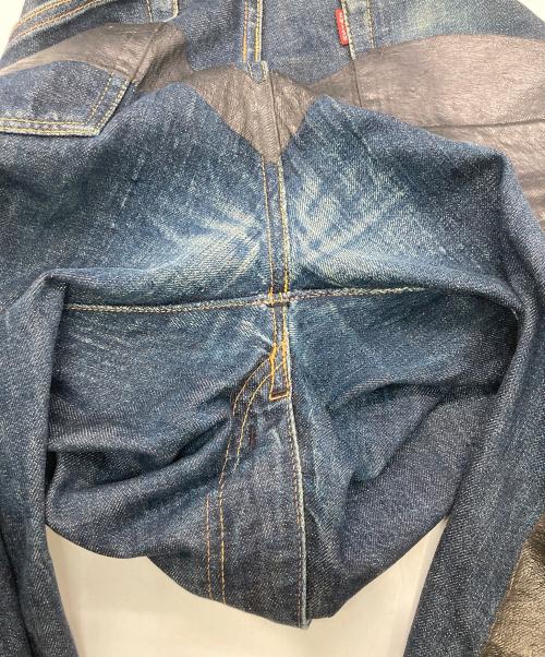 EVISU（エヴィス）EVISU (エヴィス) No.2大黒ペイントデニムパンツ / ビッグカモメ インディゴ サイズ:36×35の古着・服飾アイテム